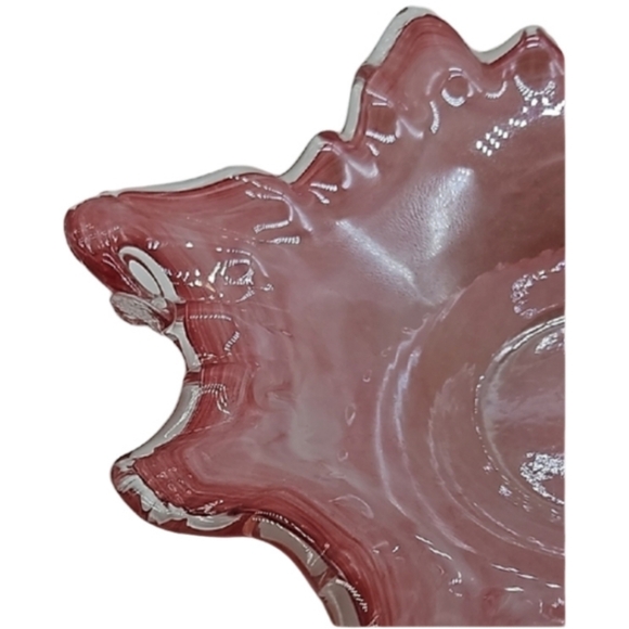 Blown Glass Pink Decorative Bowl - Picture 10 of 14